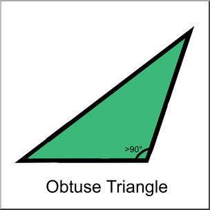 304x304 Clip Art Shapes Triangle Obtuse Color Labeled I