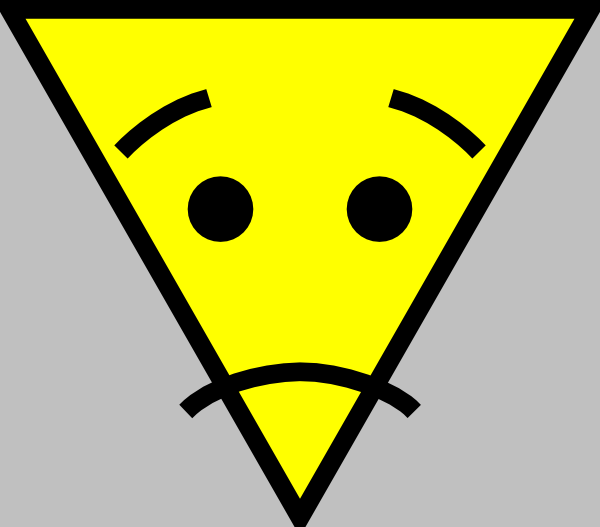 600x527 Triangle Face Clip Art