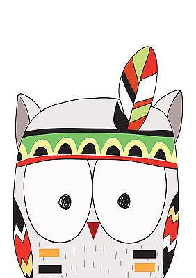 282x400 Tribal Nursery Prints Kids Bedroom Wall Art Decor Australia