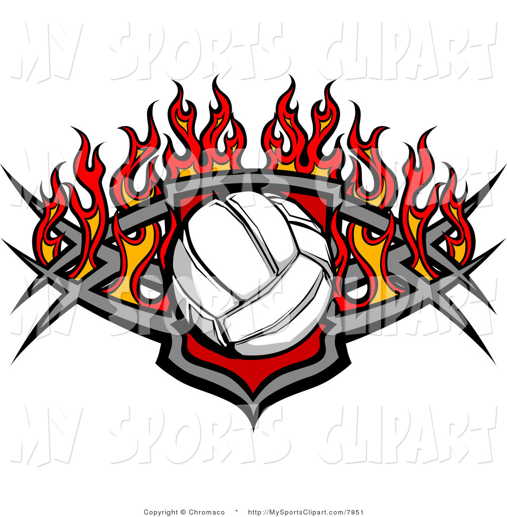 1024x1044 Clip Art Volleyball On Fire Clipart