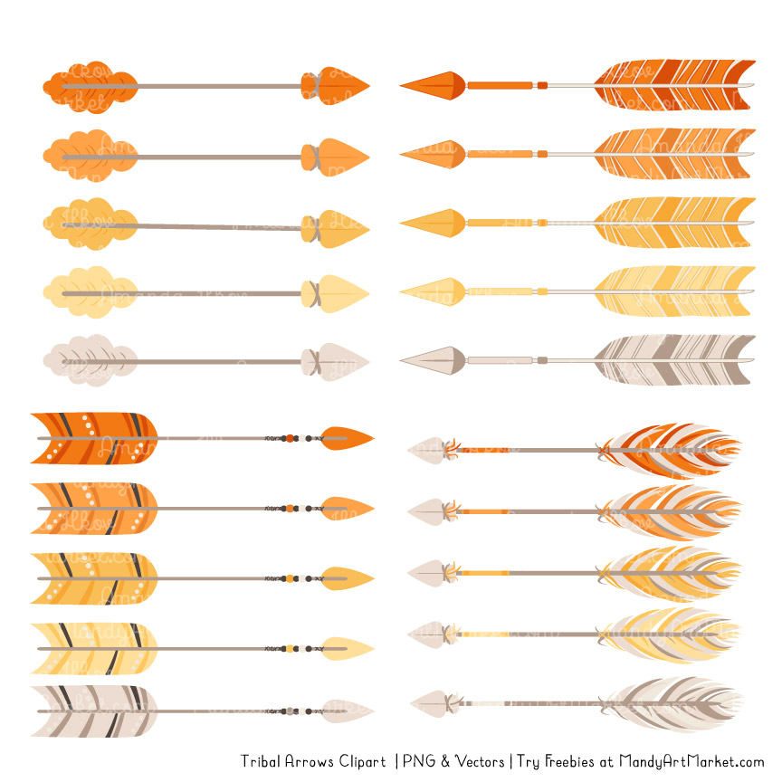 864x864 Sunshine Tribal Arrows Clipart