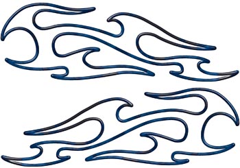 350x245 Clipart Flame Tribal