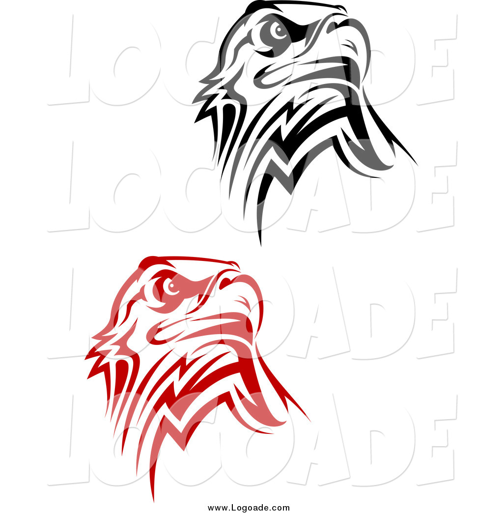 1024x1044 Clipart Of Tribal Eagle Logos By Vector Tradition Sm