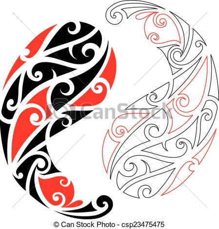 449x470 Tribal Ornament Vectors Illustration
