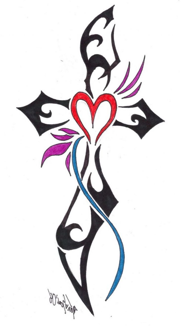736x1321 Beast Clipart Tribal Cross