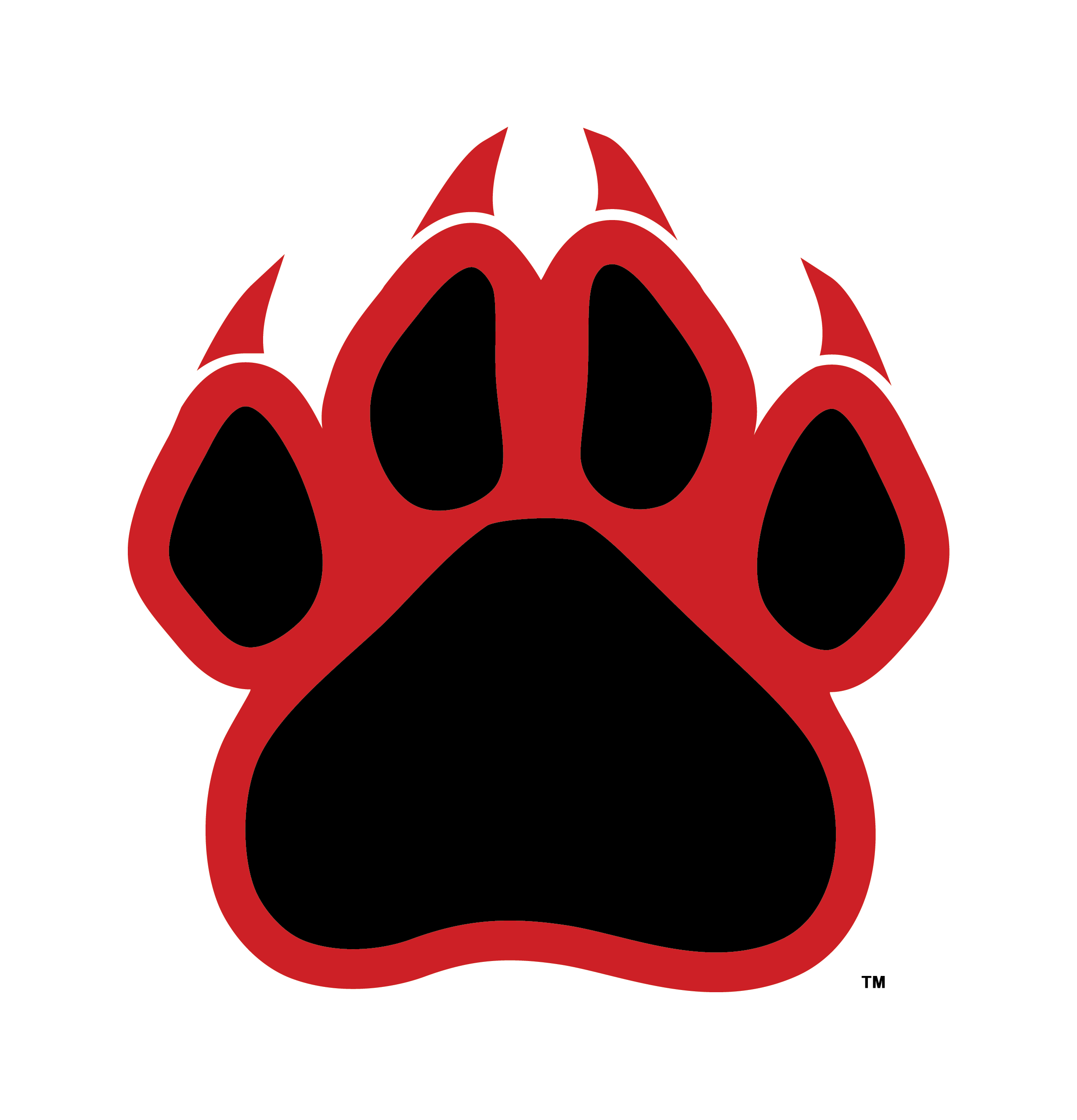 2452x2550 Red Wolf Cliparts