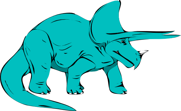 600x369 Triceratops Clip Art