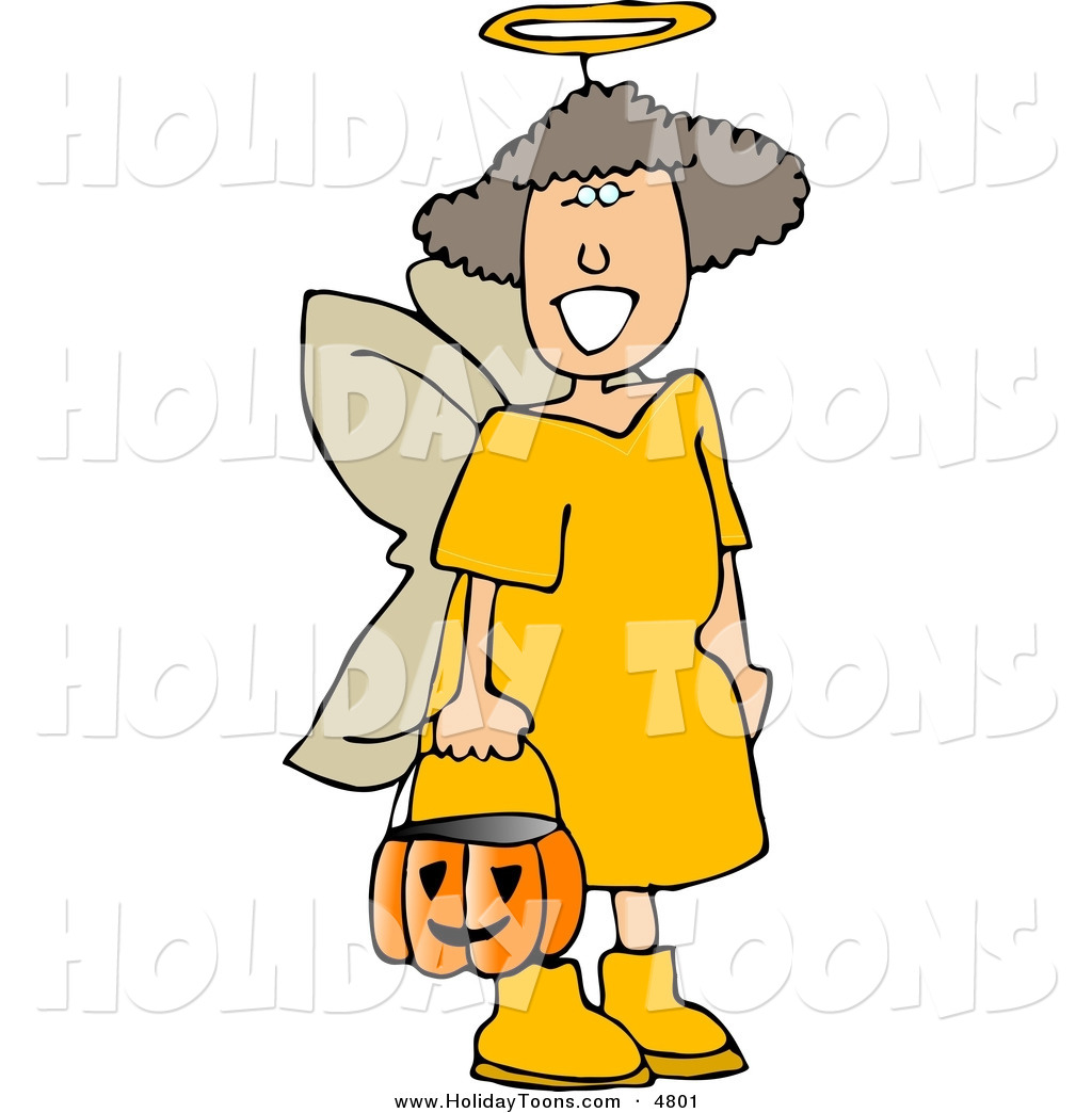 1024x1044 Royalty Free Holiday Clipart Of A White Girl Wearing Halloween