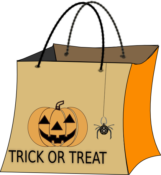 546x596 Trick Or Treat Bag Clip Art