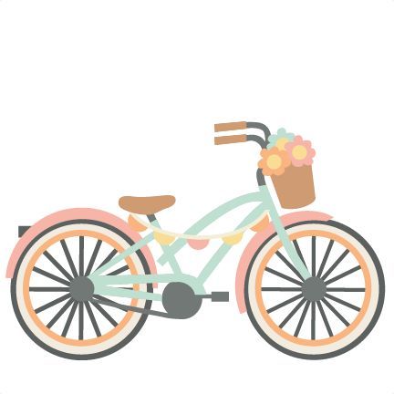 432x432 Cozy Design Clipart Bicycle Clip Art Images With Basket Rider