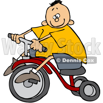 400x400 Royalty Free (Rf) Clipart Illustration Of A Little Boy In A Yellow