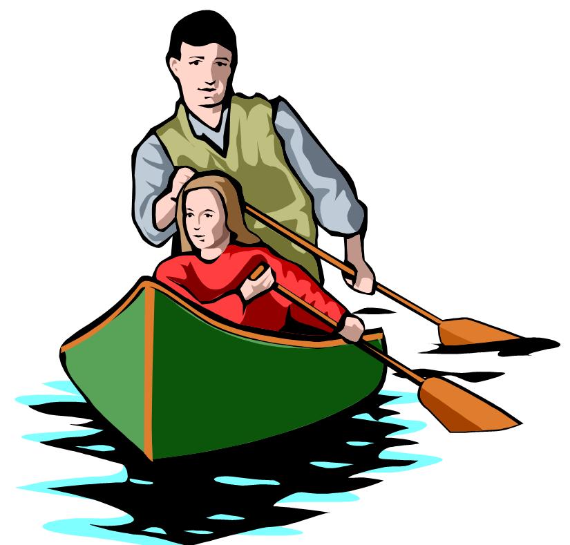 825x789 Canoe Trip Clipart