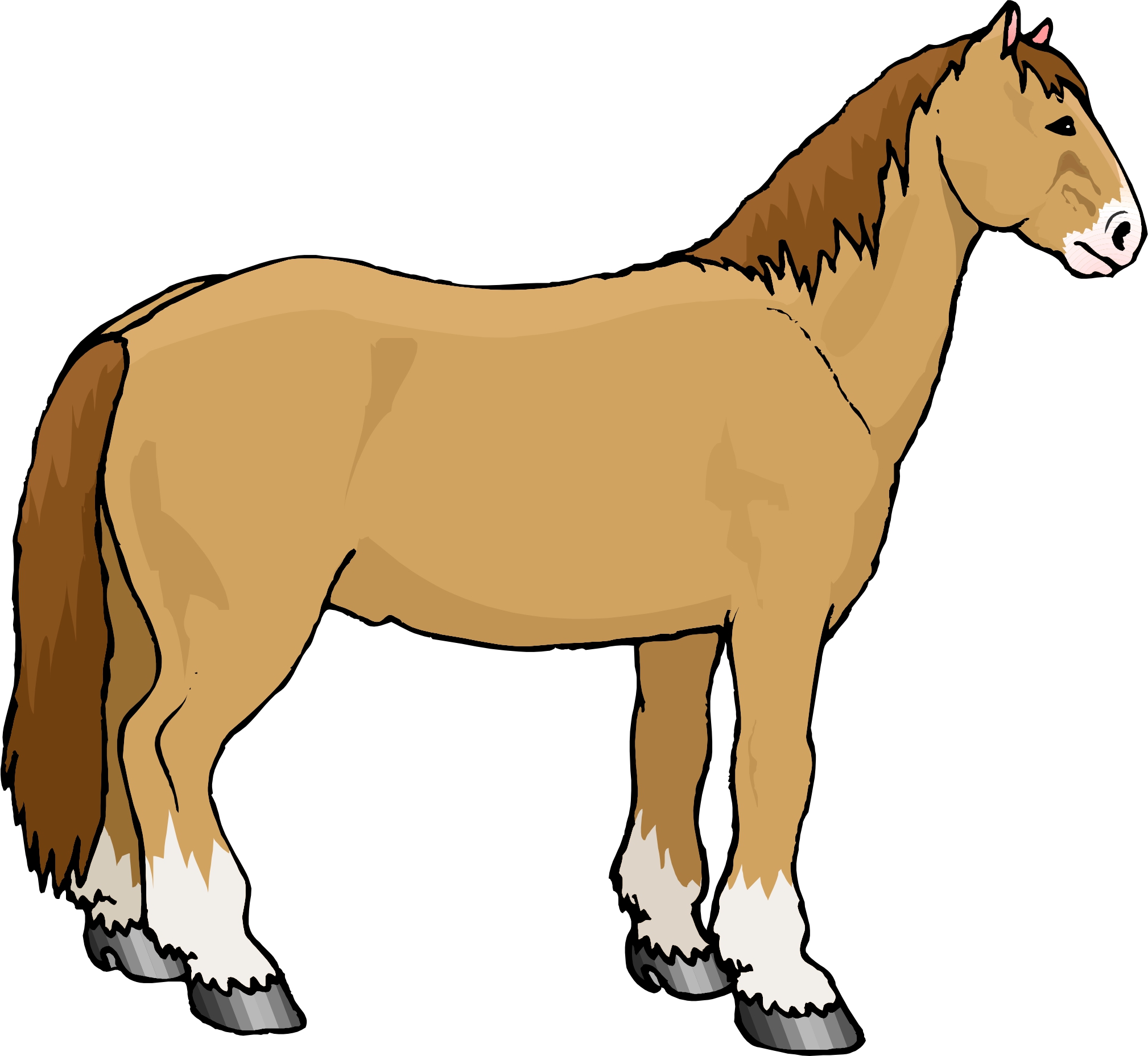 2018x1856 Cartoon Image Of Horse 101 Clip Art