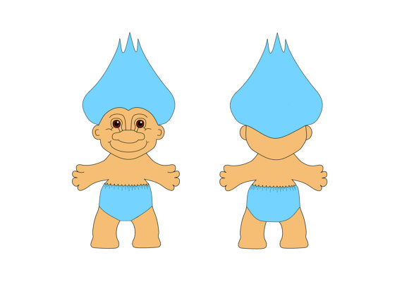 570x403 Sewing Pattern Russ Troll Doll Underwear From Chasingwhim On Etsy