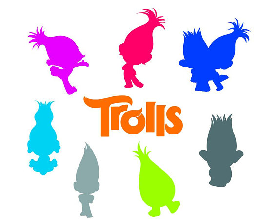 570x456 Trolls Svg, Trolls Logo, Clip Art In Digital Format Svg, Eps, Dxf