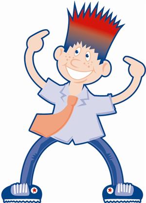 300x418 Crazy Hair Clipart