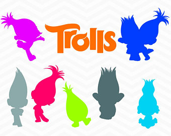340x270 Troll Hair Clipart Etsy