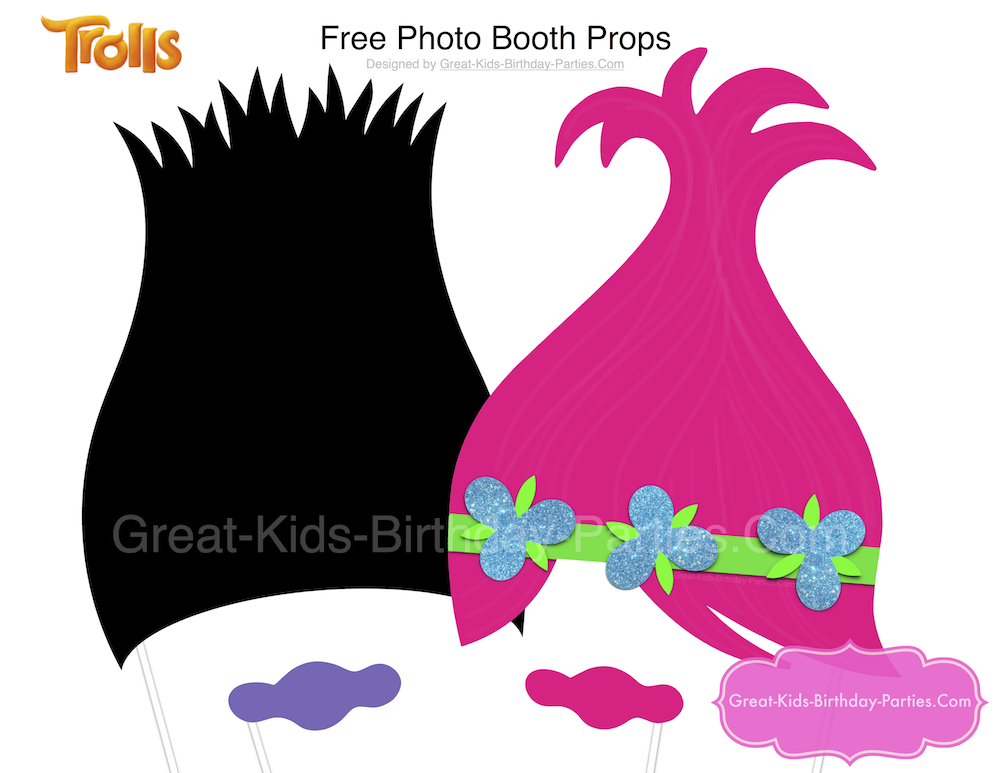 1000x773 Trolls Party Photo Booth, Troll Party And Fans