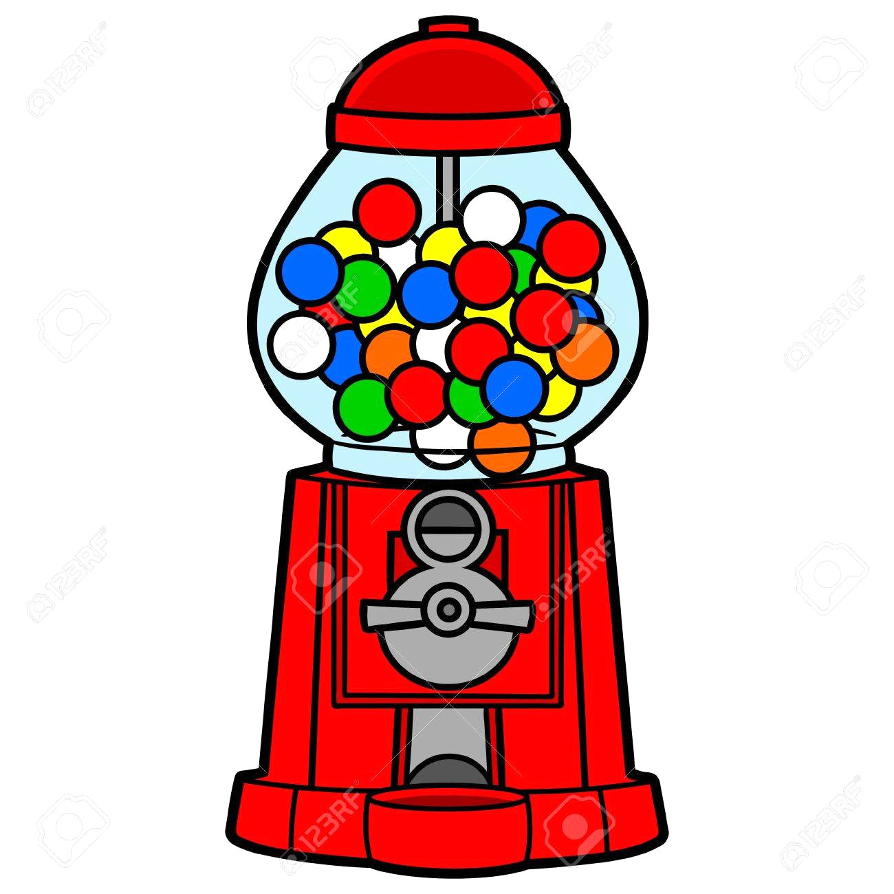 1300x1300 Bubblegum Machine Clip Art