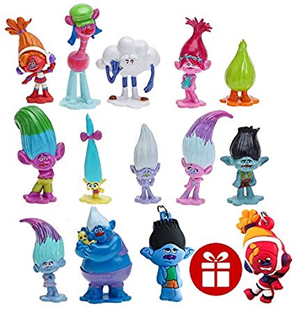 425x443 Pantshop Trolls Dolls Set Of 12pcs And 2pcs Keychains