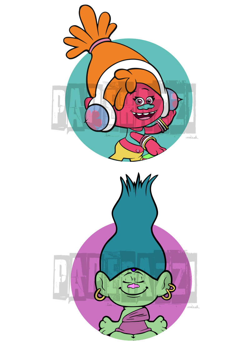 794x1123 Trolls Movie Svg Electronic Cutting Files For Cricut Design Space