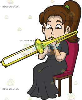 263x320 Trombone Clipart