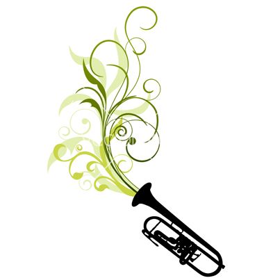 380x400 Trombone Tattoo Designs Related To Trombone Silhouette Clip Art
