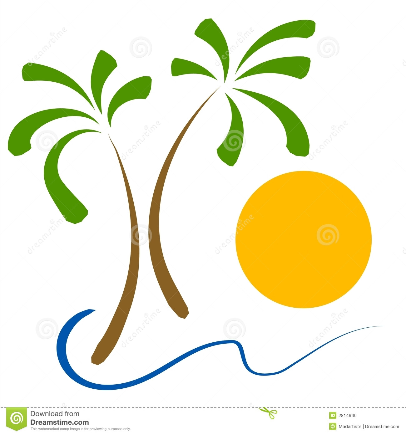 Tropical Beach Clipart at GetDrawings | Free download