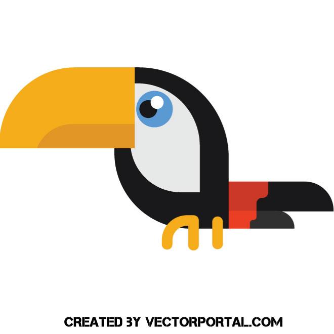 660x660 Toucan Vector Clip Art