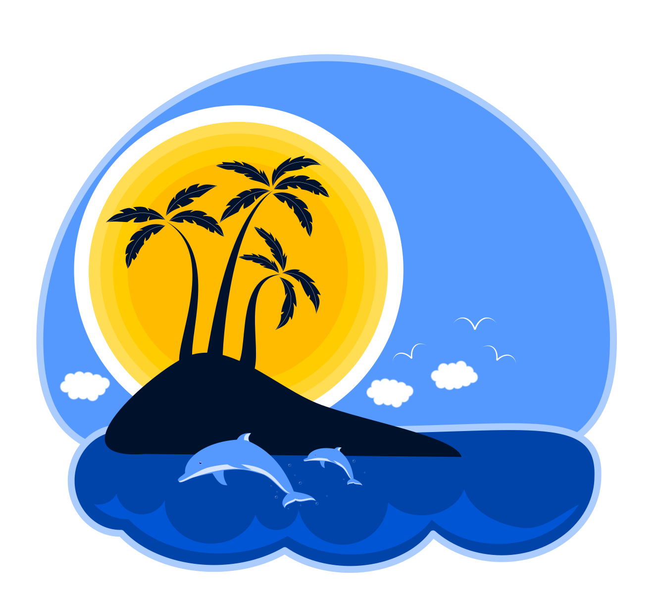 1327x1211 Pleasurable Ideas Island Clipart Palm Tree On Clip Art At Clker