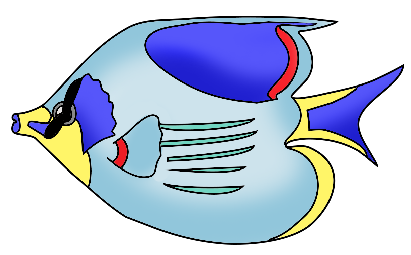 817x507 Image Of Tropical Fish Clipart