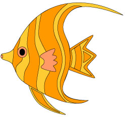 250x232 Orange Tropical Fish Clip Art Clipart Panda