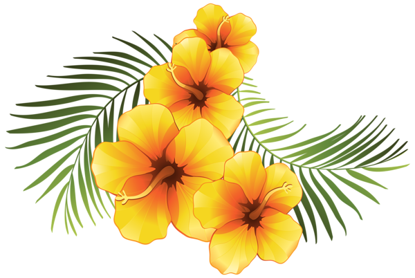 Tropical Flower Clipart at GetDrawings | Free download