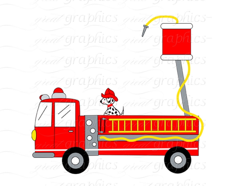 800x640 Fire Truck Clipart Clipart Panda