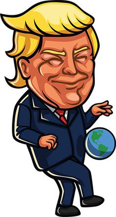 236x440 18 Free Donald Trump Clipart Cartoons Donald Trump, Cartoon
