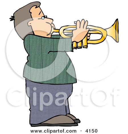 450x470 Royalty Free (Rf) Trumpet Clipart, Illustrations, Vector Graphics