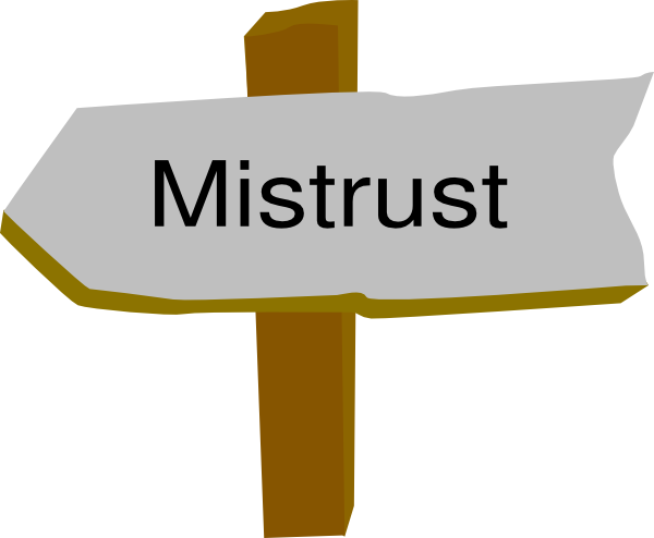 600x494 Mistrust Clip Art