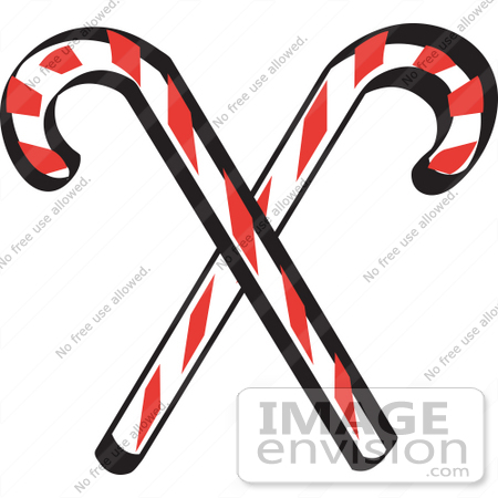 450x450 Destiny Cartoon Candy Canes Royalty Free Clip Art Of Two Red