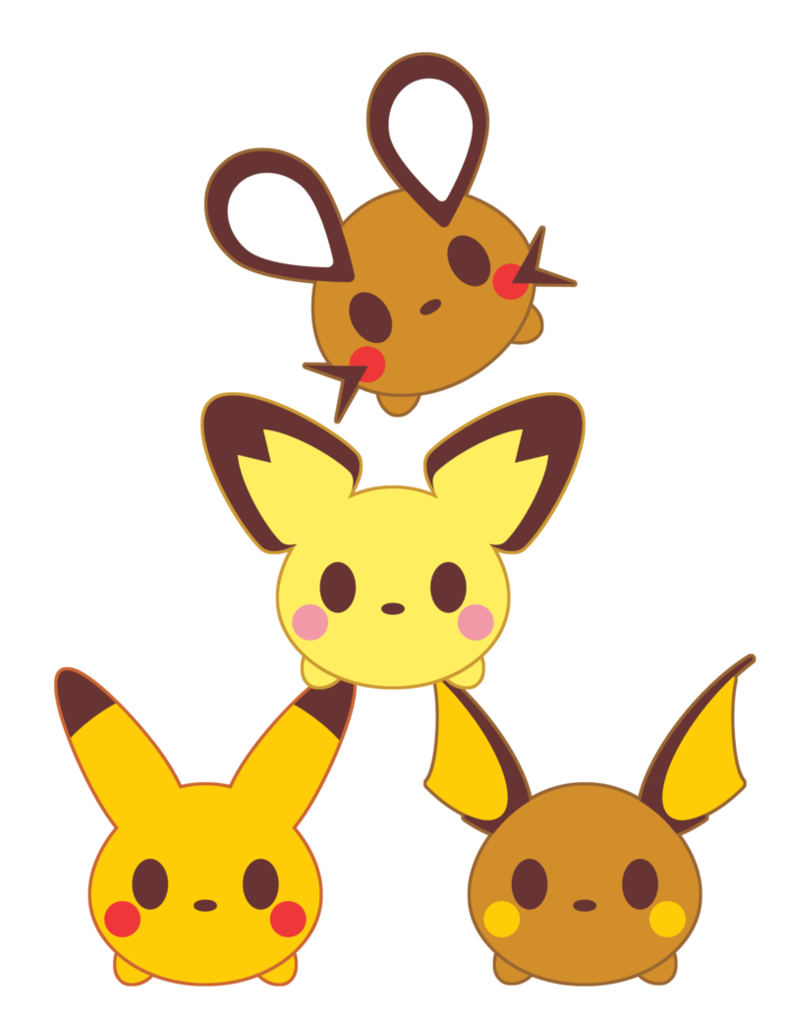 786x1017 Tsum Tsum X Pika Family By Itachi Roxas