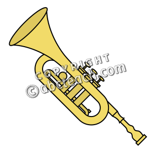 300x300 Clip Art Trumpet Color Music Clipart Panda