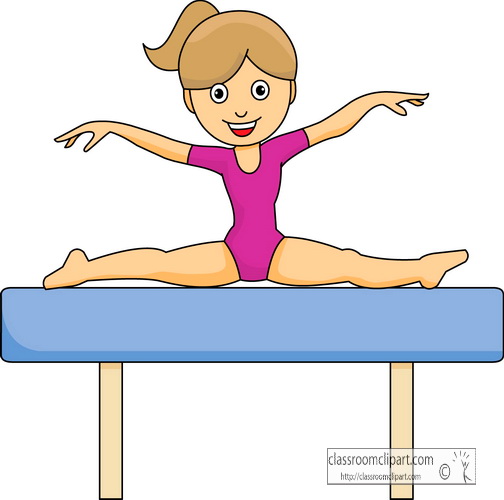 504x500 Top 93 Gymnastics Clip Art