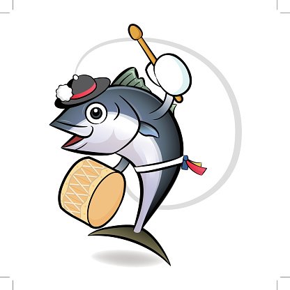 416x416 Korean Dance A Tuna Character Fresh Character Design Premium