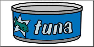 304x154 Clip Art Food Containers Tuna Can Color I Abcteach