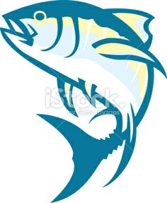 236x287 Tuna Fish Silhouette Vector Image Animal Vectors