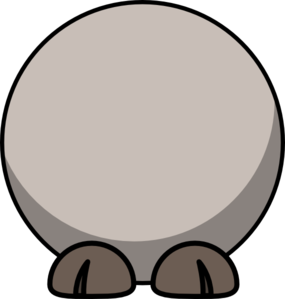 285x299 Goat Body Clip Art