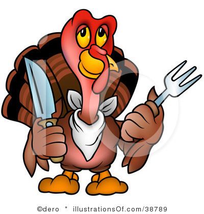 400x420 Turkey Clipart Happy Holidays Clip Art