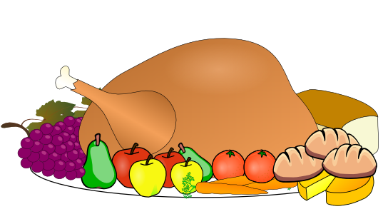 537x300 Turkey Dinner Clipart Clipart Panda