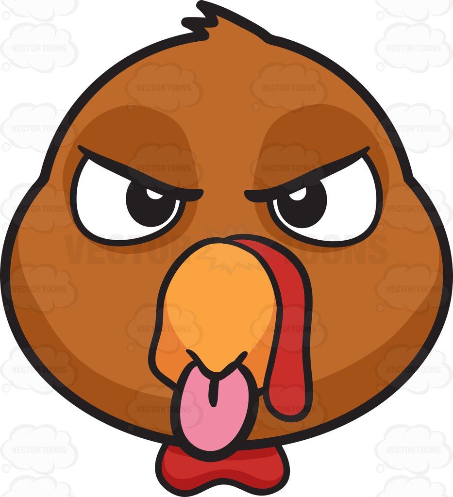 933x1024 A Turkey Sticking Out Its Tongue