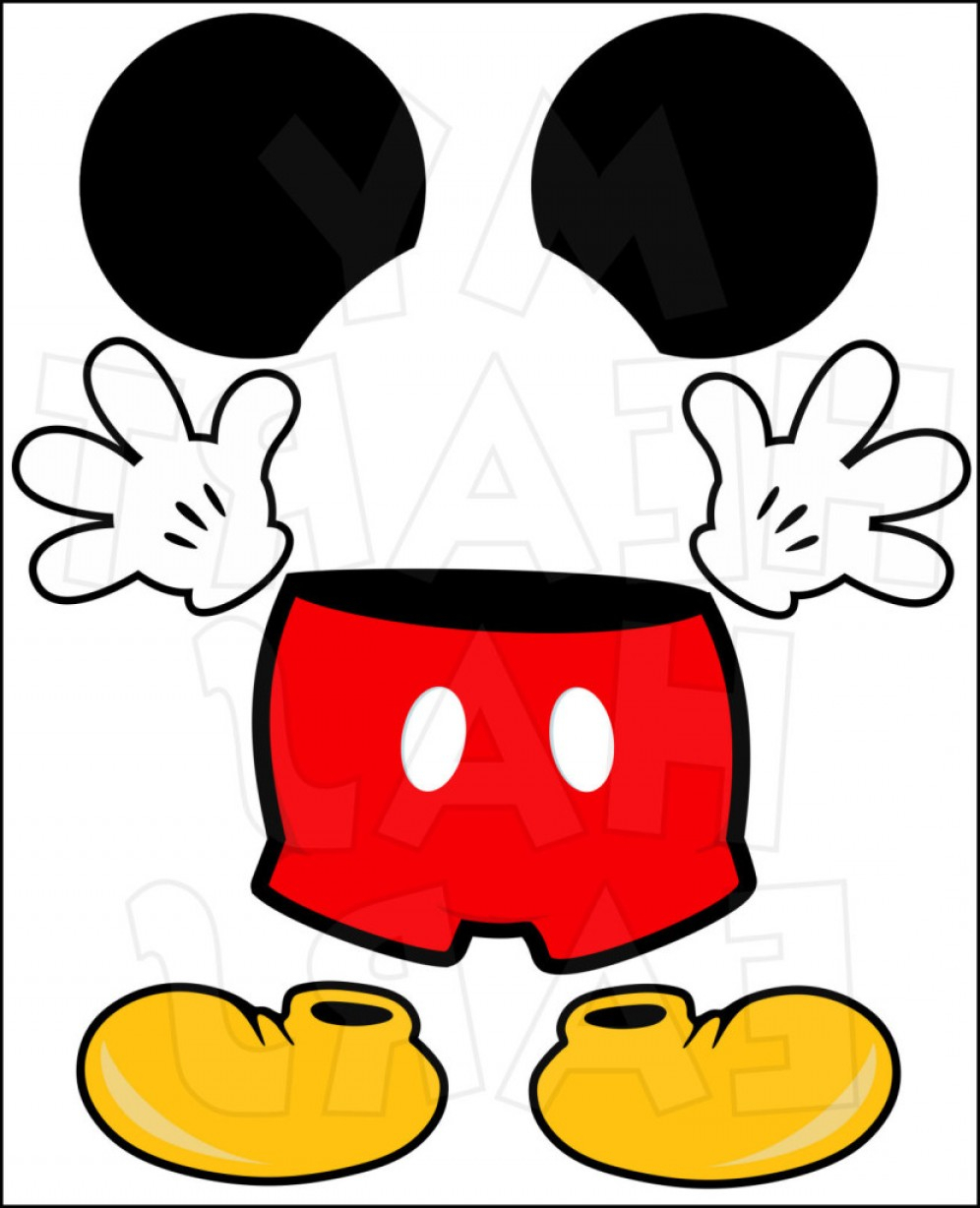 996x1228 Appealing Mickey Mouse Vector 23 22 Logo Png Transparent Paper