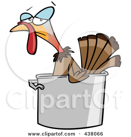 450x470 Royalty Free (Rf) Clip Art Illustration Of A Cartoon Chef Turkey